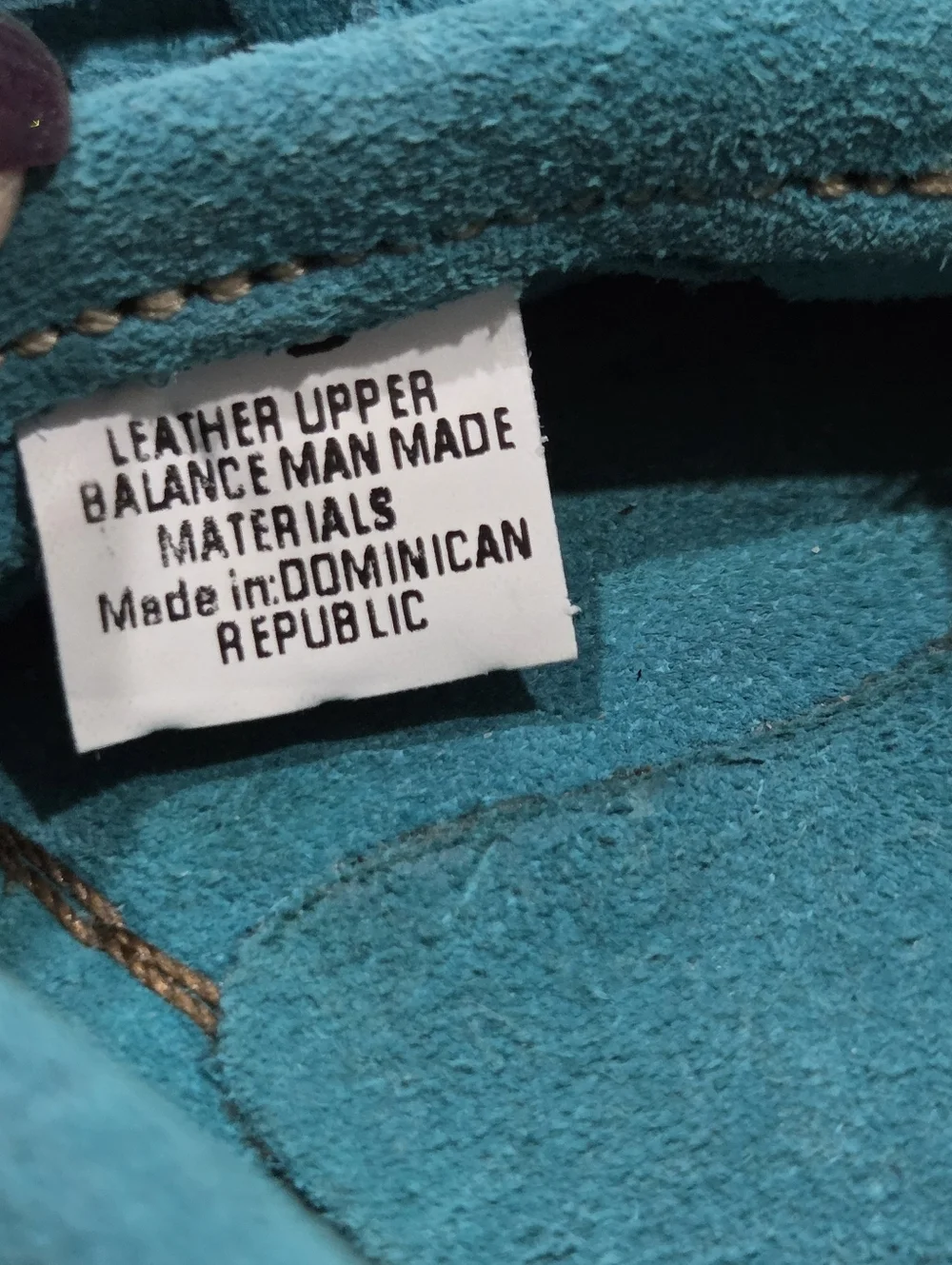 Minnetonka Teal Suede Moccasin Flats with Bow Detail Sz.3